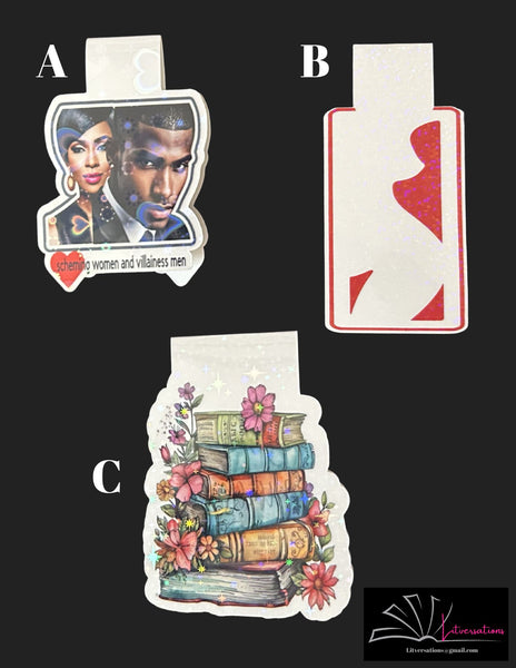 Magnetic Bookmark Bundle: Scheming Woman, Body, Flowers on Bookstack