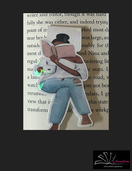 Tea and Books Magnetic Bookmark