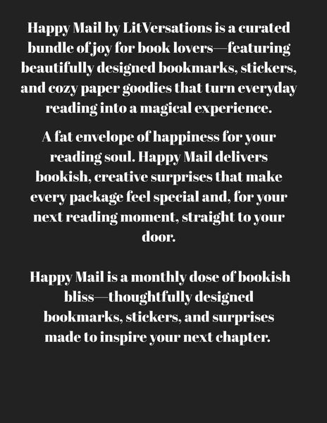 Happy Mail Subscription: Get Bookish Gifts at Your Door