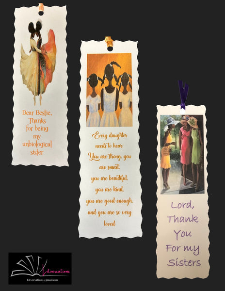 Bookmark Set: Unbiological Sister, Every Daughter, Thank You Sisters