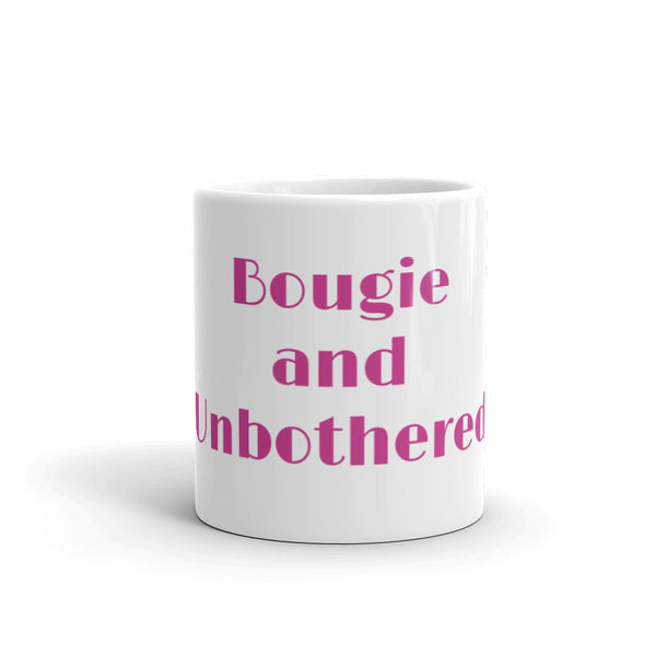 Bougie and Unbothered mug
