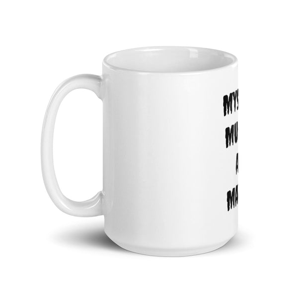 Mystery, Murder, and Mayhem mug